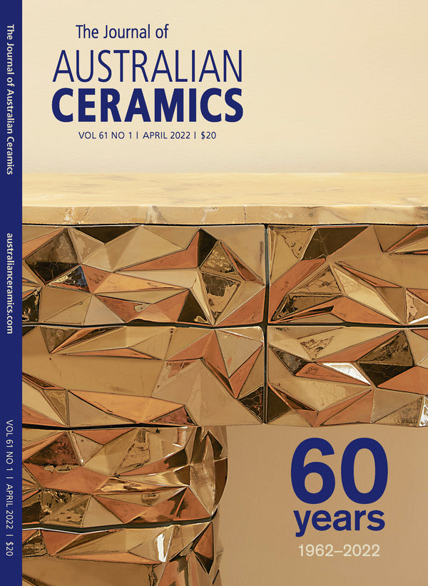 The Journal of Australian Ceramics, April 22 Issue