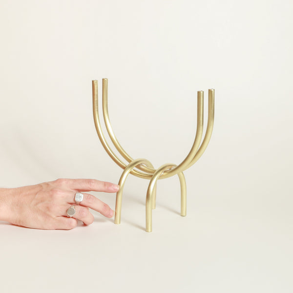 Anna Varendorff, ACV studio — Invertible Brass Vase Mini Limited Edition