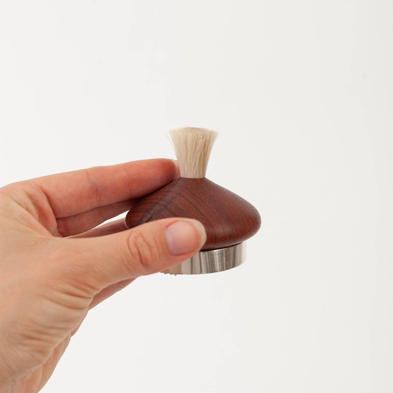 Anke Kindle - Nipple Brush Brooch in River Redgum, 2021