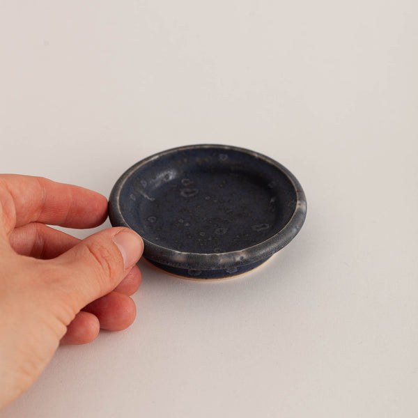 Christopher Plumridge  — Butter Dish in Black Crystal Matte