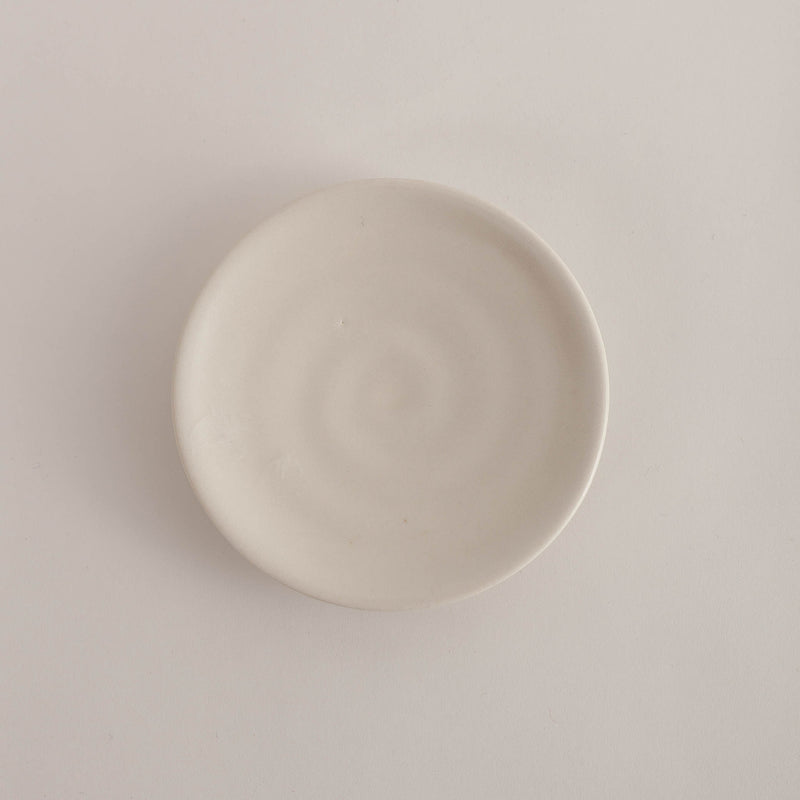 Christopher Plumridge  — Spiral Side Dish in White Porcelain