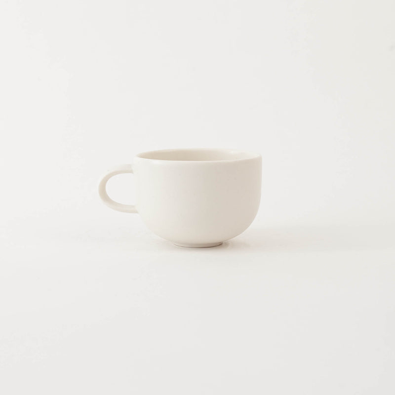 Christopher Plumridge, Claystone Pottery —  Cup and Saucer in White