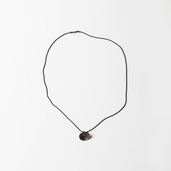 Shimara Carlow — Daisy Pendant in Oxidised Sterling Silver