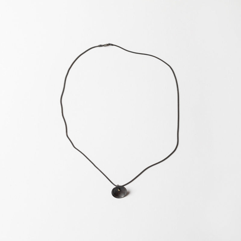 Shimara Carlow — Daisy Pendant in Oxidised Sterling Silver