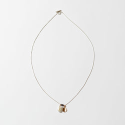Mary Odorcic — Keshi and Rose Gold Snake Chain Necklace