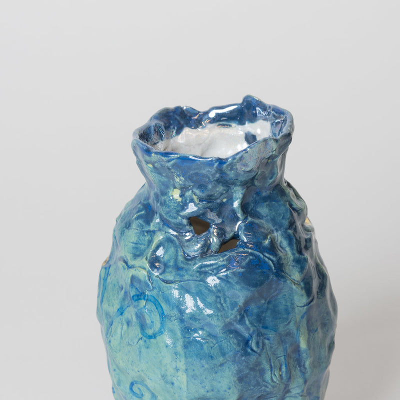 Tessy King — Sculpture Vessel in Dark Blue
