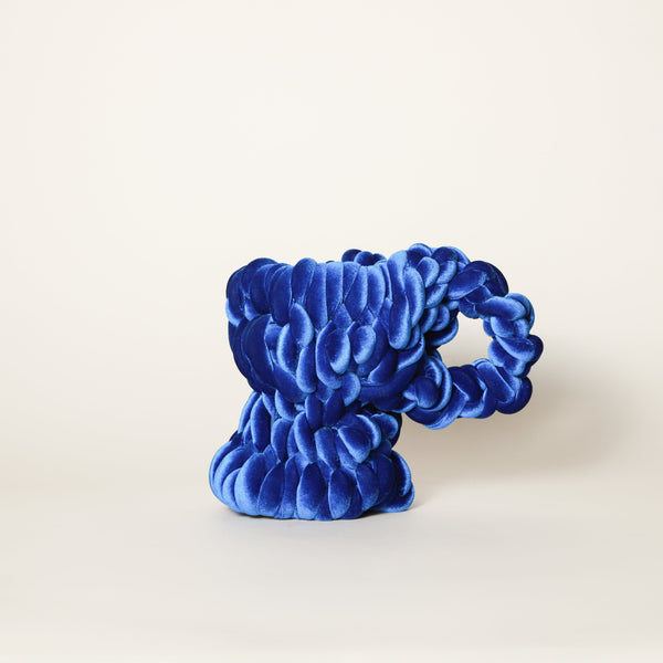 Caro Pattle — Mini Cup Sculpture Blue Velvet Limited Edition - Preorder
