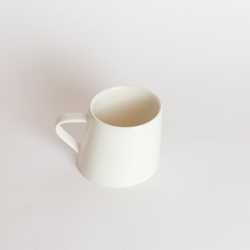 Christopher Plumridge  — 'Fast +' Mug in White Gloss