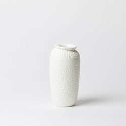 Vanessa Lucas — Nivosa Vase in White Crawl Glaze
