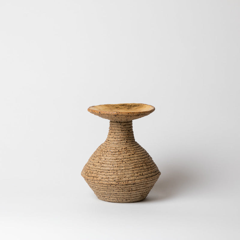 Mali Taylor — Medium Gold Pot Belly Vase