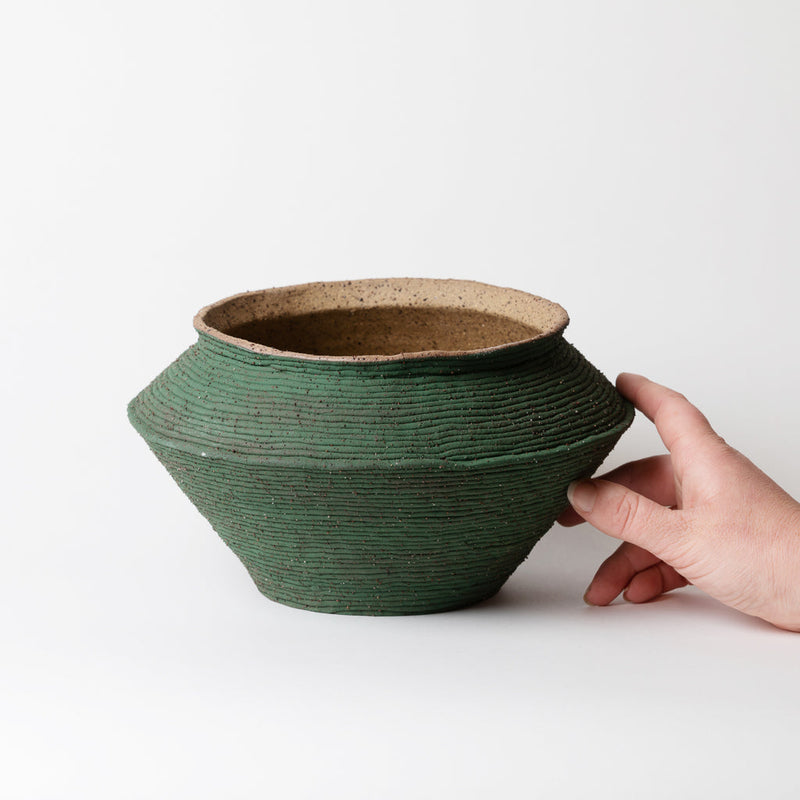 Mali Taylor — Medium Orbit Vase in Green