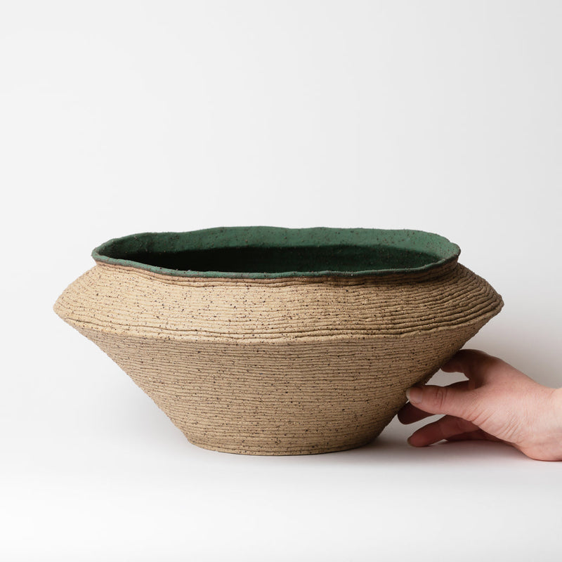 Mali Taylor — Large Orbit Vase in Green