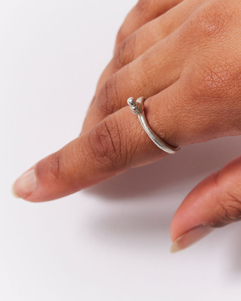 Daria Fox —  'Balance' Ring in Sterling Silver