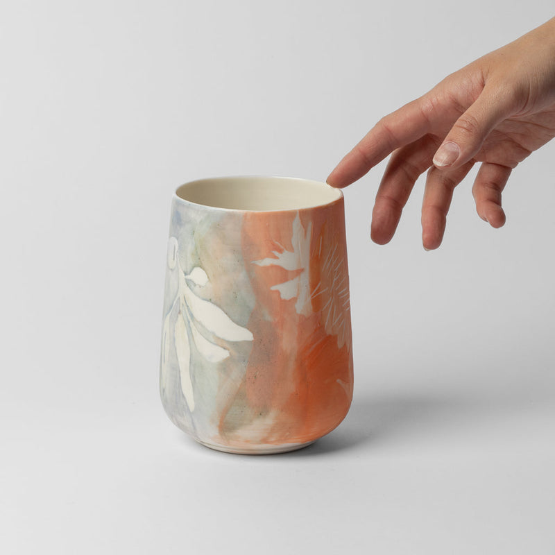 Wendy Jagger —  'Abstract Flora' Vessel