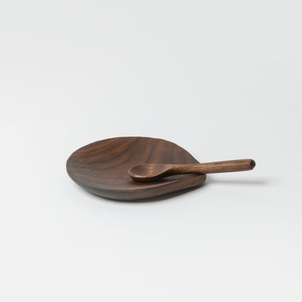 Decoteca — Spice Bowl with Spoon in Walnut