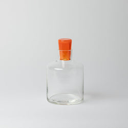 Katie-Ann Houghton – Babushka Glass Decanter in Orange