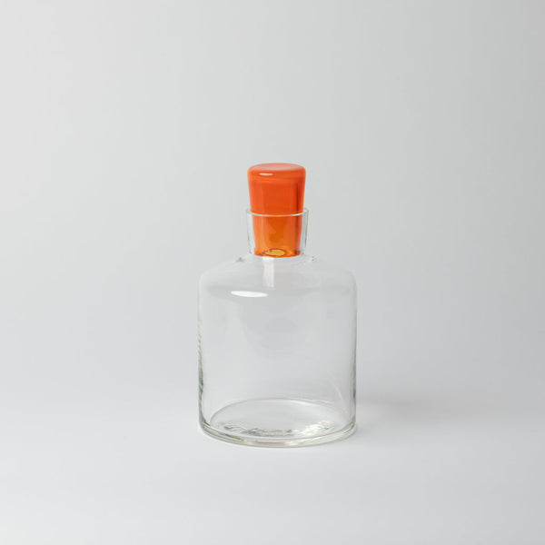 Katie-Ann Houghton – Babushka Glass Decanter in Orange