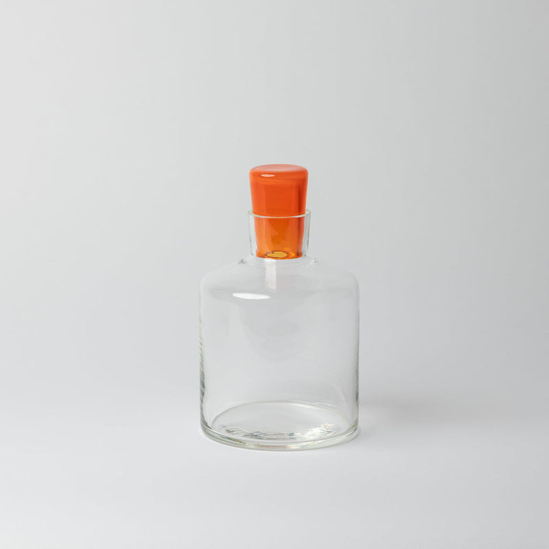 Katie-Ann Houghton – Babushka Glass Decanter in Orange