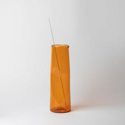 Katie-Ann Houghton — Hand Blown Apricot 'Best Squeeze' Glass Carafe