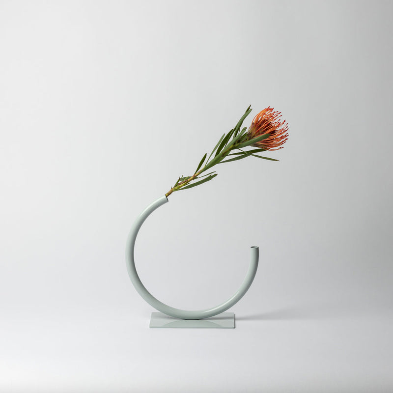 Anna Varendorff, ACV studio — Edging Over Vase in Blue Grey