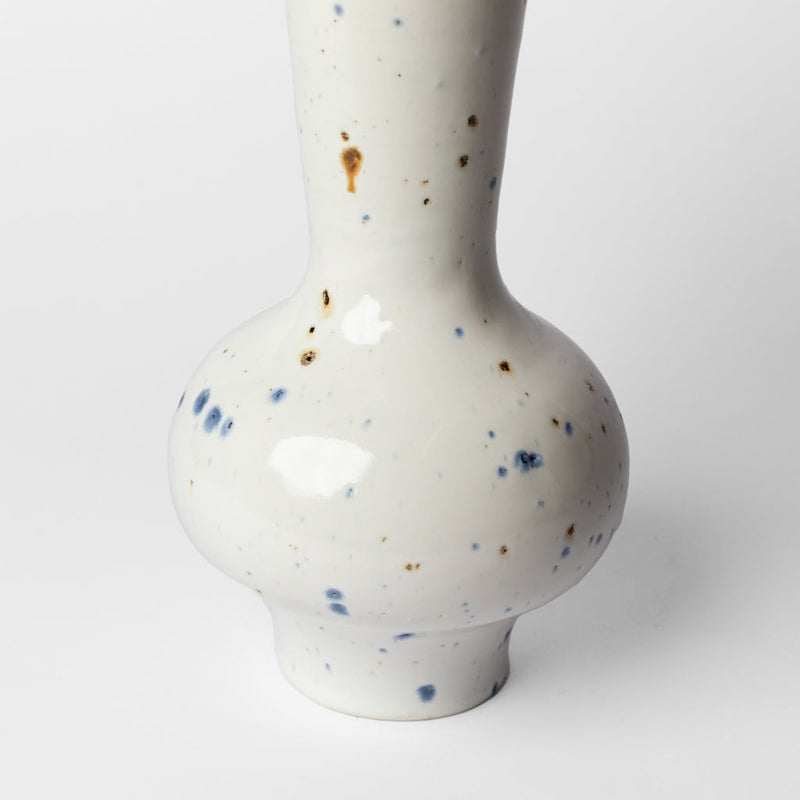 Georgina Proud — Speckled Porcelain Vessel 2 in Blue