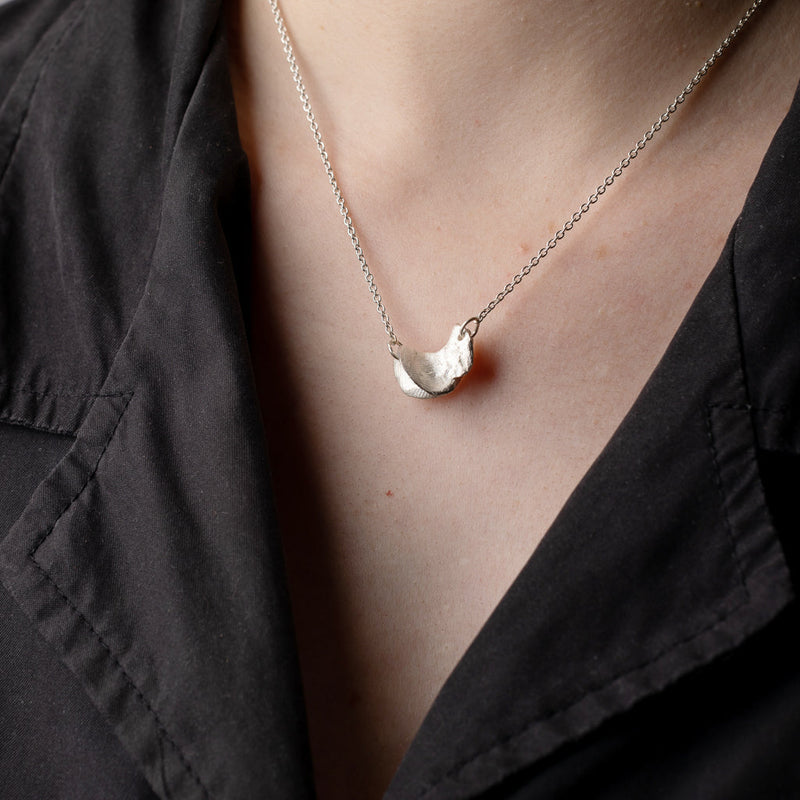 ZIPEI — 'Silver Lining' Necklace in Sterling Silver