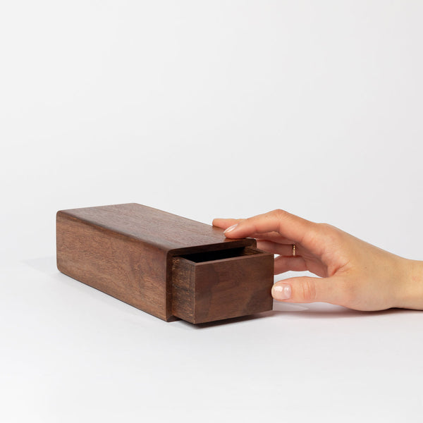 Helen and Shane Walsh — Medium Black Walnut 'Magnet' Box