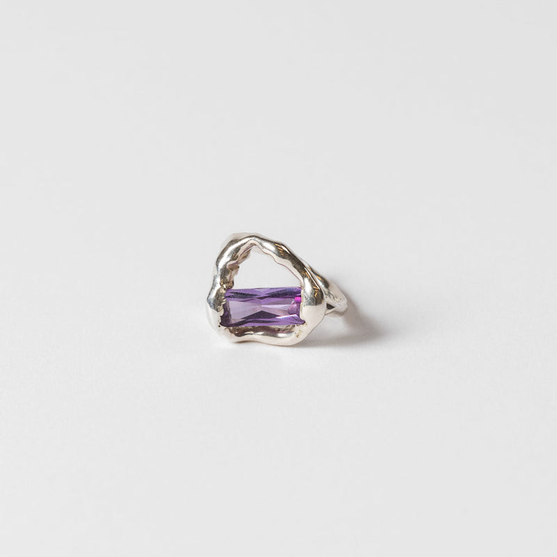 Darius Rust —Caged Rectangular Ruby Ring’