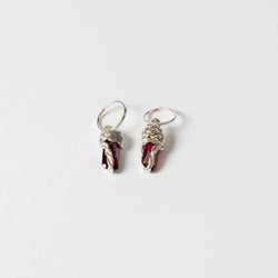 Darius Rust —Twisted Wire Ruby Earrings’