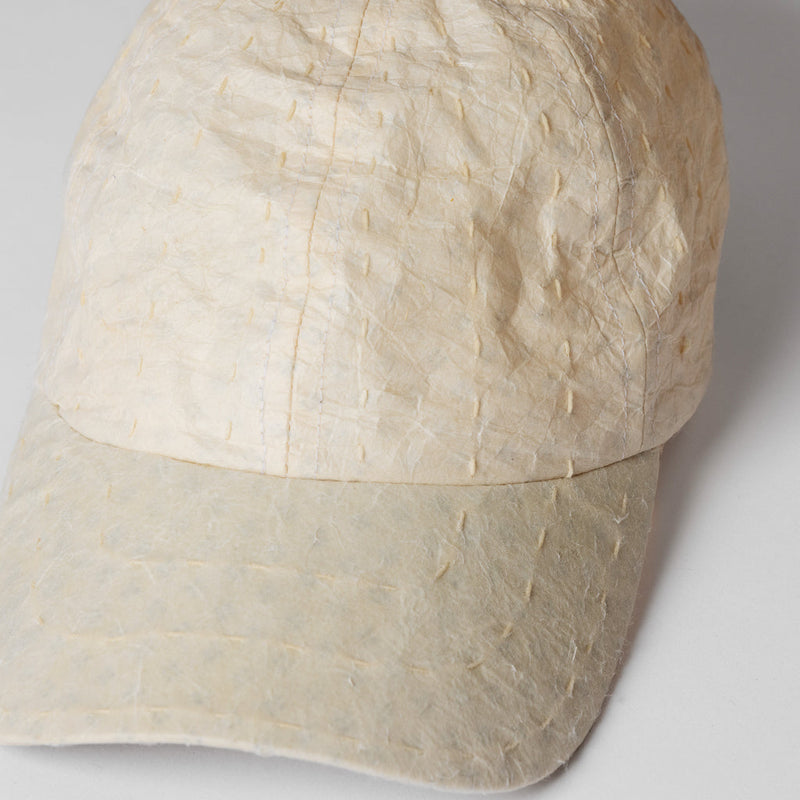 DNJ — Waxed Japanese Paper Cap in White