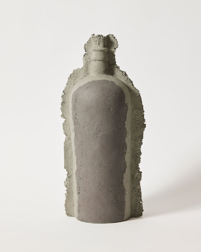 Kristin Burgham — 'Alchemy Two-Tone Greys' Sculptural Vessel