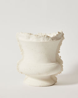Kristin Burgham — 'Classic White Urn' Sculptural Vessel