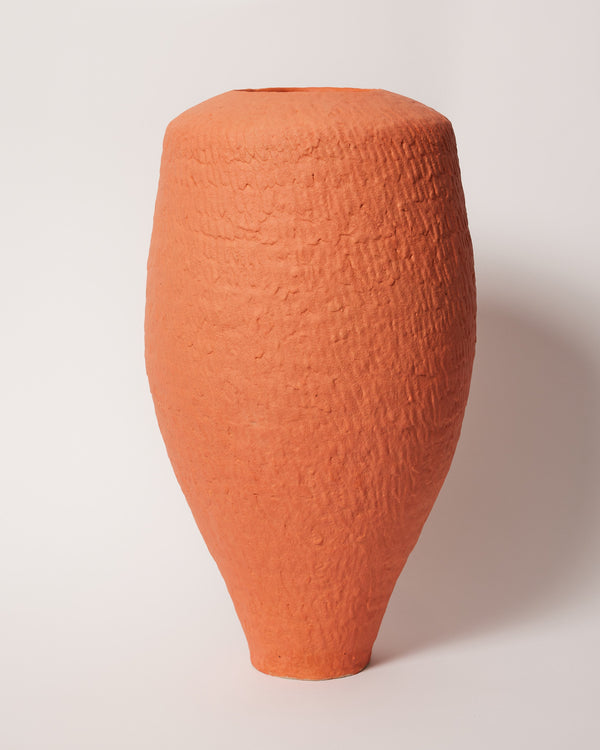 Dianne Mangan — 'Elemental IV' Tangerine Sculptural Vase