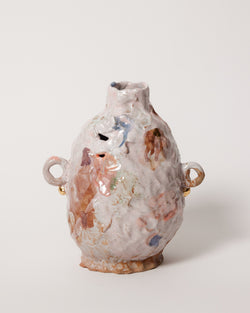Tessy King — Pink Bottle Sculptural Vessel