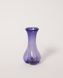 Ruth Allen — Trefoil Bud Vase in Deep-Blue