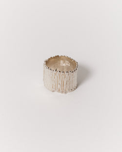 Sophie Quinn — 'Wide Lined' Sterling Silver Ring
