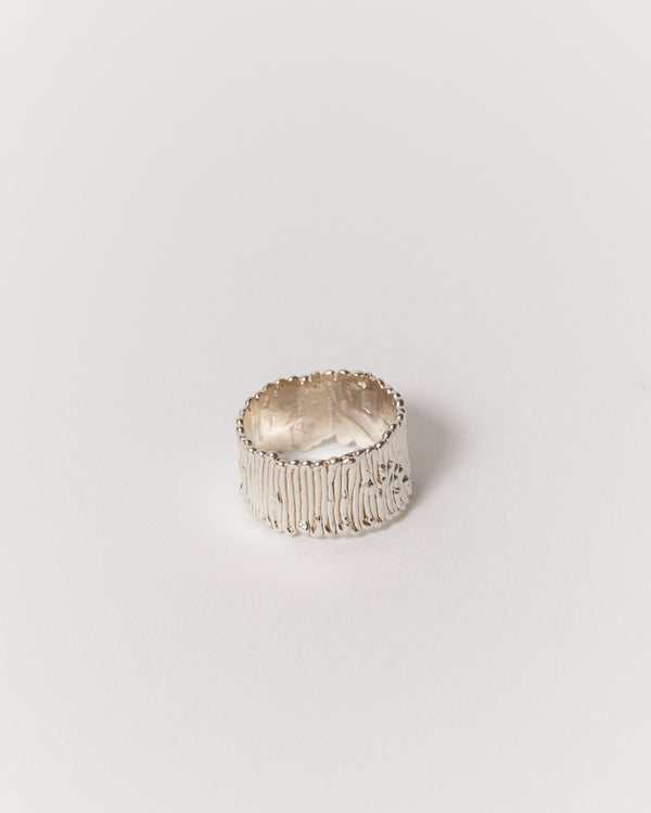 Sophie Quinn — 'Narrow Lined' Sterling Silver Ring