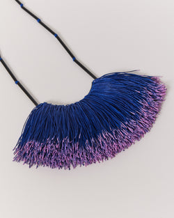 Vicki Mason — 'Ultra Violet' Gum Flower Necklace