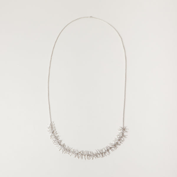 Felicity Jane Large — 'A Touch of Tinsel' Silver Necklace