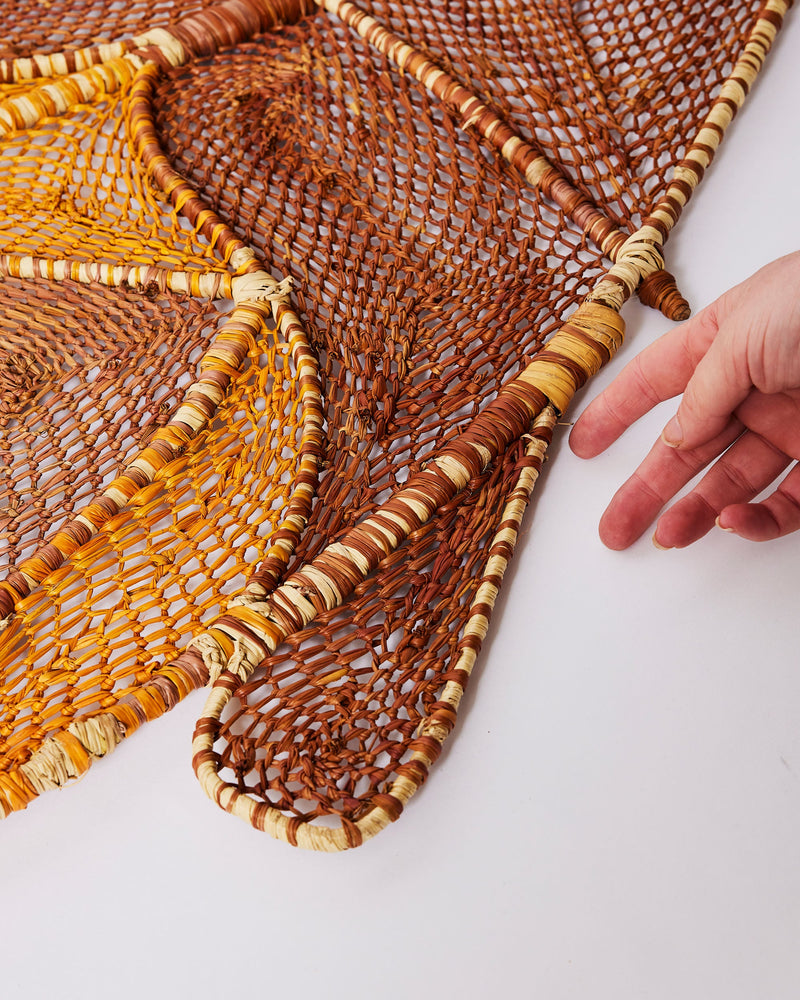 Shirley Wurrkid  – 'Pandanus Weaving, (Barramundi)', 2022