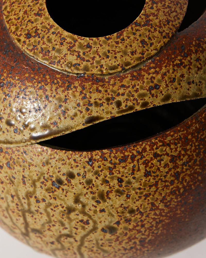 Terunobu Hirata — Rounded Ash Glaze Vase