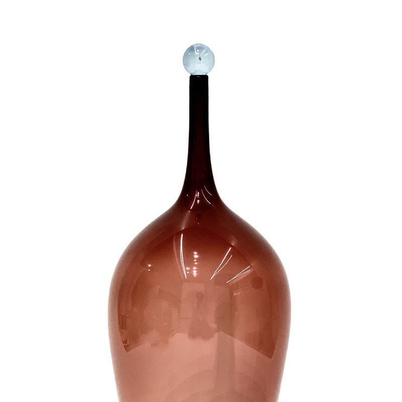 Drew Spangenberg - Oversized 'Ensemble Series' Decanter with Stopper in Aubergine
