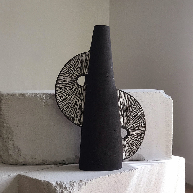 Jan Vogelpoel — 'Convergence' Sculpture in Black