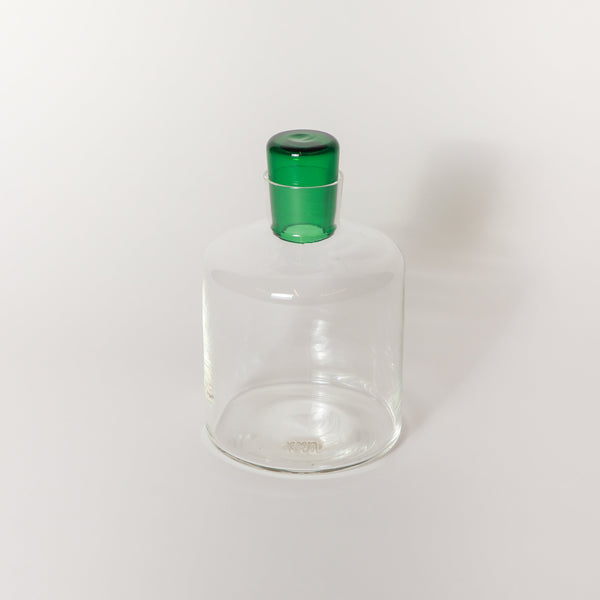 Katie-Ann Houghton – Babushka Glass Decanter in Green