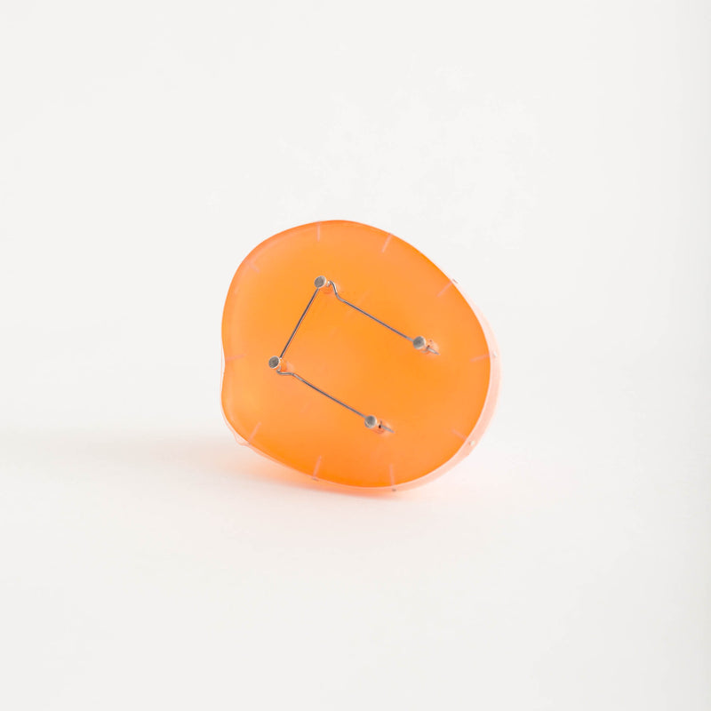 Katherine Hubble — 'Lustre Series' Shell Brooch in Orange