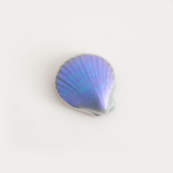 Katherine Hubble — 'Lustre Series' Shell Brooch in Black and Purple