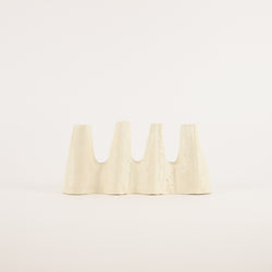 Kirsten Perry —  4 Chimney Vase in White