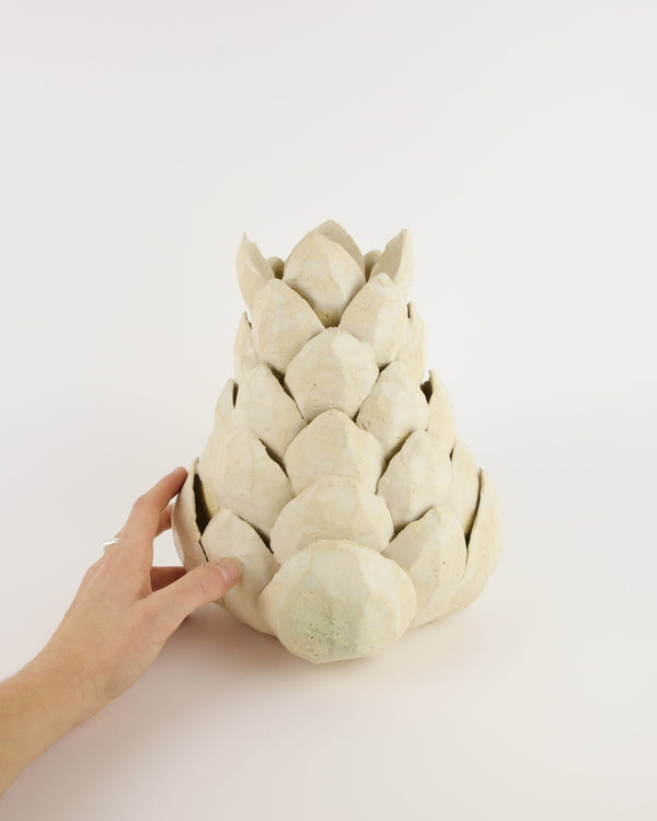 Kirsten Perry —  Layered Petals Sculpture in White