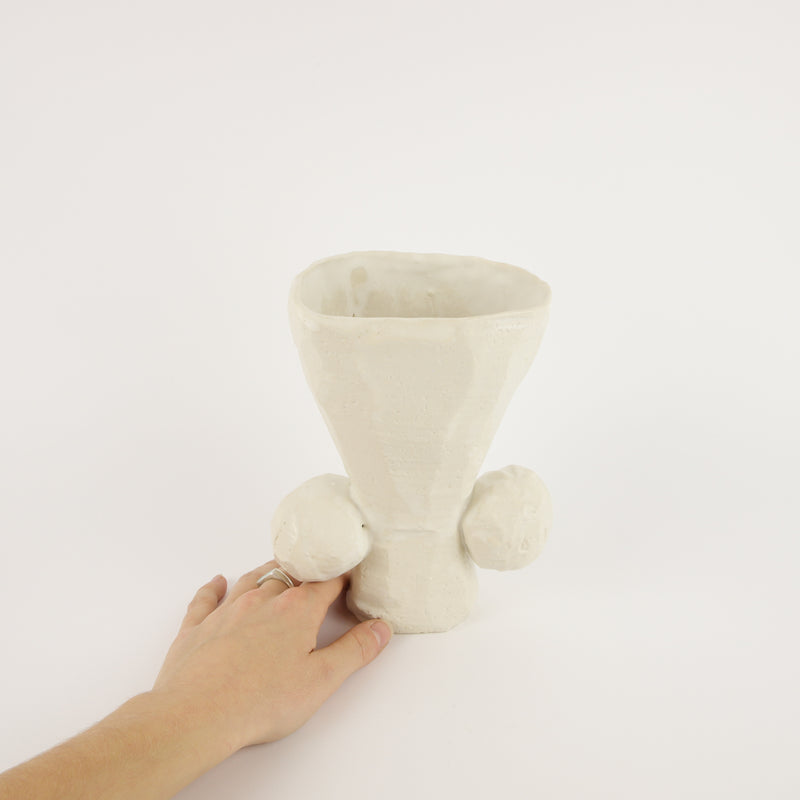 Kirsten Perry —  Angel Vase in White