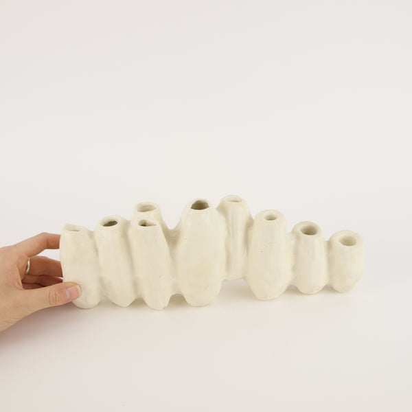 Kirsten Perry —  Wasp Nest Vase in White